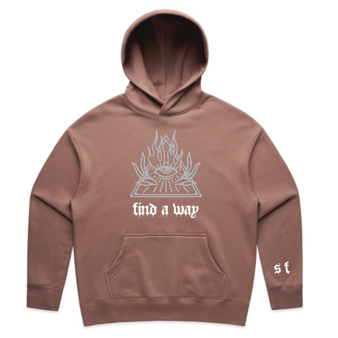 Always A Way  - Faded Pink Hoodie