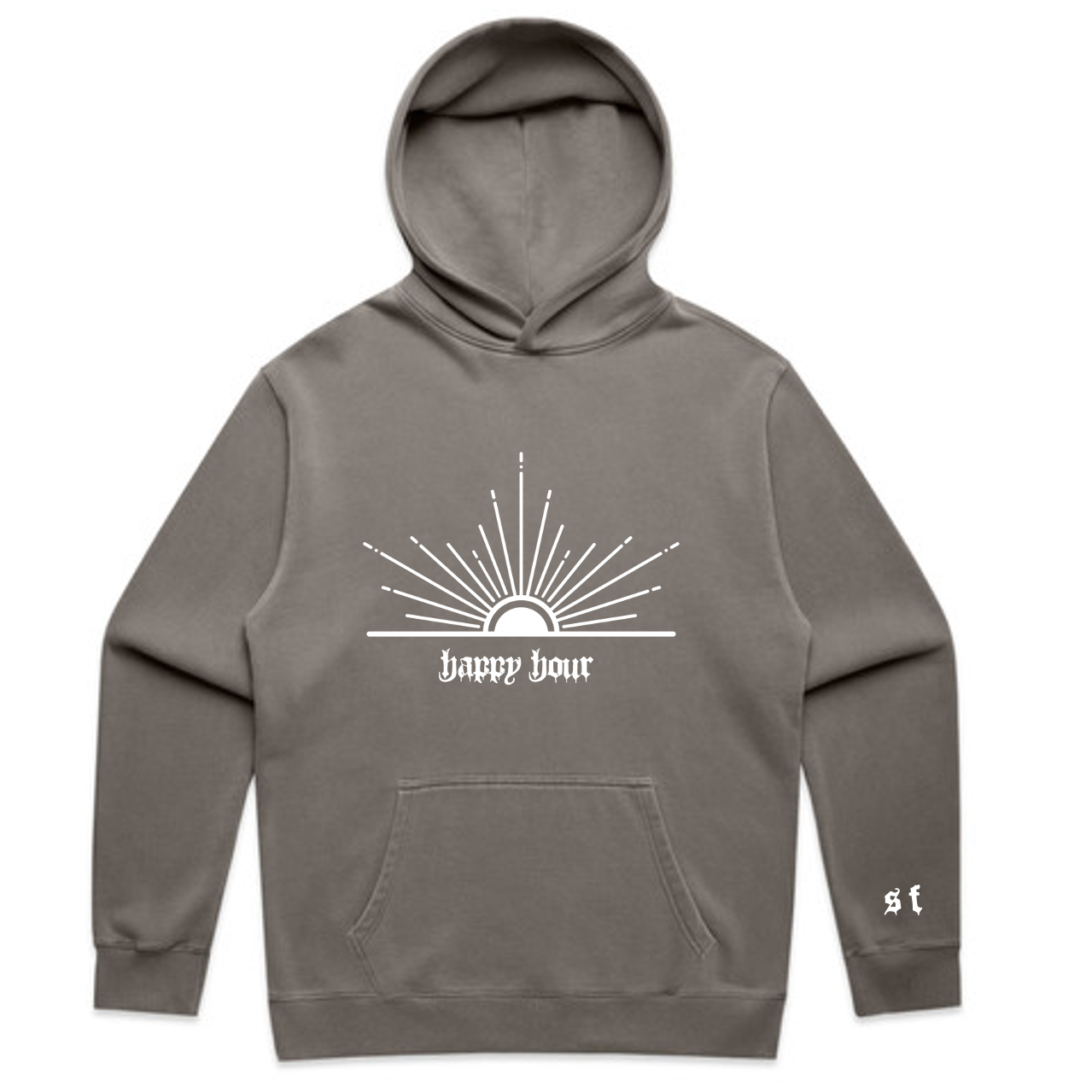 Forever Sunsets - Faded Grey Hoodie