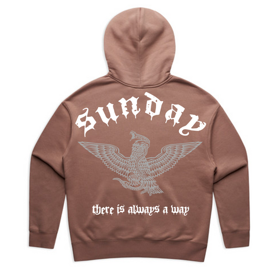 Always A Way  - Faded Pink Hoodie